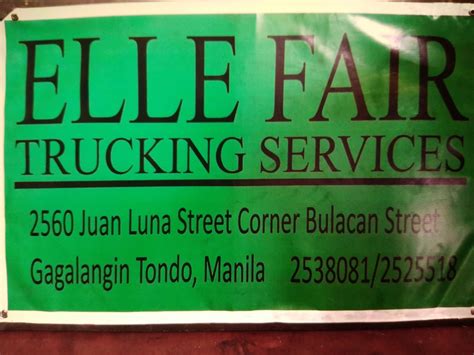 E.F. Trucking Service in Baguio City, Benguet.